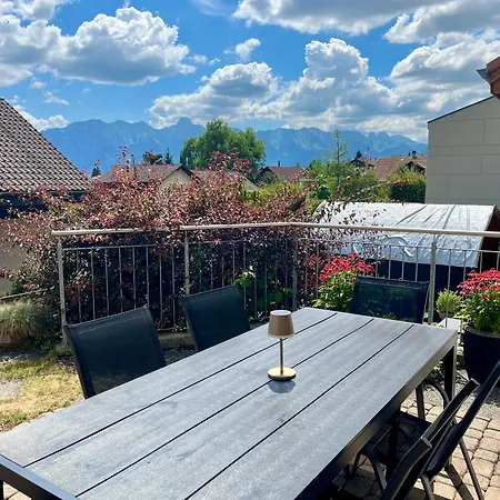 Grosszuegige Ferienwohnung Fuer Gruppen Nahe Thun & Interlaken דירה Steffisburg