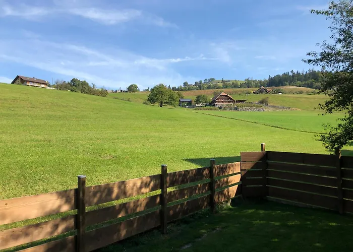 公寓 Grosse Mit Gartentiny, Naehe Thun Und Interlaken