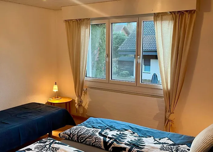 Appartement Grosse Ideal Fuer Gruppen, Naehe Thun Und Interlaken *